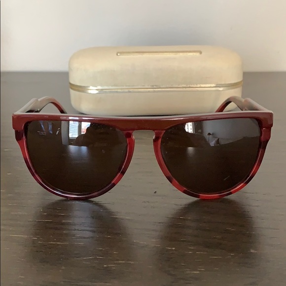 Stella McCartney Red and Brown Tortoise sunglasses - Picture 2 of 7